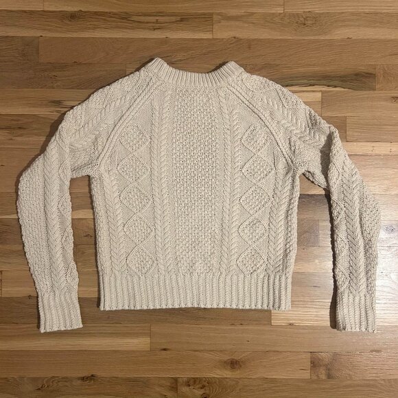 L.L. Bean Signature Cotton Fisherman Sweater - Picture 2 of 3